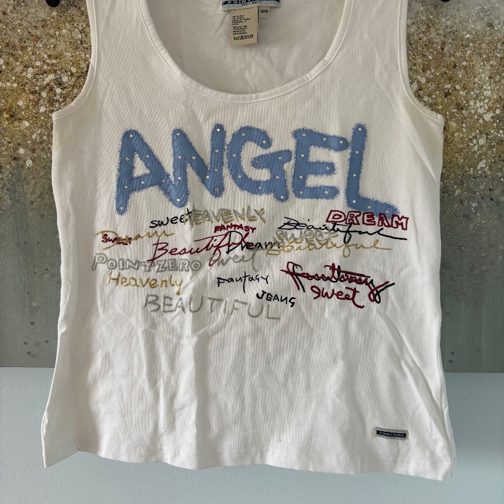 Point Zero Rhinestone Top (NWOT) - Picture 3 of 14
